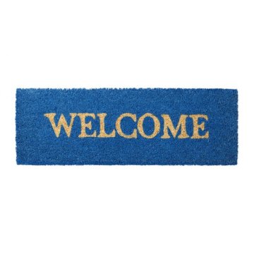 UNBRANDED Predpražnik kokosova vlakna ozka "Welcome"
