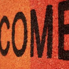 UNBRANDED Predpražnik kokosova vlakna ozka "Welcome" 