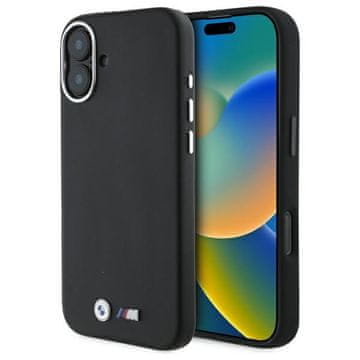 Bmw Črn kovinski ovitek MagSafe za iPhone 16 BMW Trdi ovitek MagSafe za iPhone 16