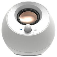 shumee Creative Pebble 2.0 V3 Bluetooth USB-C računalniški zvočniki bele barve