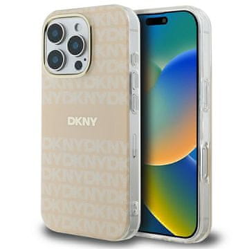 DKNY Ovitek DKNY roza MagSafe za iPhone 16 Pro 6,3"