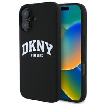 1 to 3 OVITEK DKNY ZA IPHONE 16 6.1 ZA MAGSAFE TRDO SILIKONSKO OVITEK Z LOGOTIPOM BEL