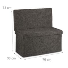 UNBRANDED Zložljiv stol z naslonom L 