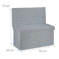 UNBRANDED Zložljiv stol z naslonom L 
