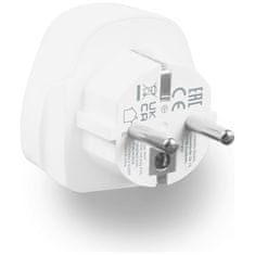 1 to 3 VERBATIM ADAPTER EU UK US PRIKLJUČEK BEL POLNJENJE 49549