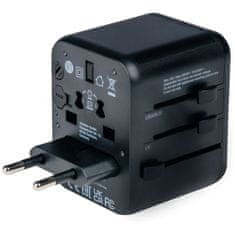 1 to 3 VERBATIM TRAVEL ADAPTER EU UK US 2XUSB-A ZA POLNJENJE TELEFONOV SAMSUNG