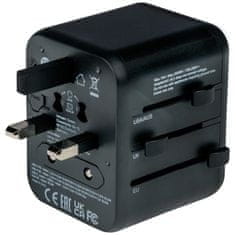 1 to 3 VERBATIM POTOVALNI NAPAJALNIK 2XUSB-A USB-C PD 20W ZA ELEKTRONSKO OPREMO