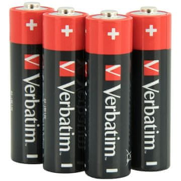 1 to 3 VERBATIM BATERIJA AA LR6 4 KOS ALKALNA ZA ELEKTRONSKO IGRAČO DALJINSKI UPRAVLJALNIKI