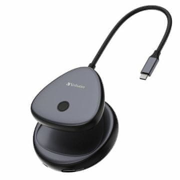1 to 3 VERBATIM 4K USB-C BREZŽIČNI ODDAJNIK ZA TV PRENOSNIK HITRA POVEZAVA