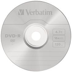 1 to 3 VERBATIM DVD-R 4,7 GB 16X AZO ZA PC MAC SNEMALNIK 10 KOSOV VISOKA KAKOVOST