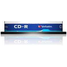 1 to 3 VERBATIM CD-R 700MB 52X ZAPISLJIV 10 AVDIO PODATKOV Z ZAŠČITO