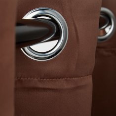 UNBRANDED 2 zatemnitveni zavesi z očesci 