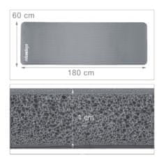 UNBRANDED Podloga za jogo debeline 1 cm enobarvna 