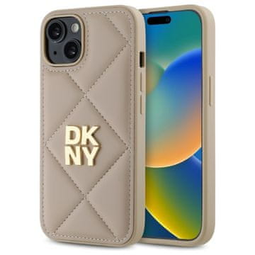DKNY DKNY DKHCP14SPQDSLE iPhone 14 6.1 bež prešit z logotipom