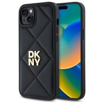 1 to 3 OVITEK DKNY ZA IPHONE 15 PLUS 6.7 PREŠIT STACK LOGO OVITEK ČRNA RAZLIČICA