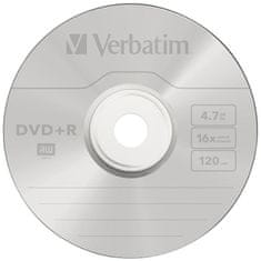 1 to 3 VERBATIM DVD-R 4.7GB 16X AZO 25 KOSOV ZA PODATKE IN FOTOGRAFIJE S SNEMANJEM