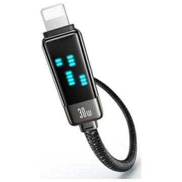 USAMS USAMS USB-C na Lightning kabel 30W 1,2 m cinkov zlitinski podatkovni kabel za hitro polnjenje serije Meteor SJ743USB02 (US-SJ743)