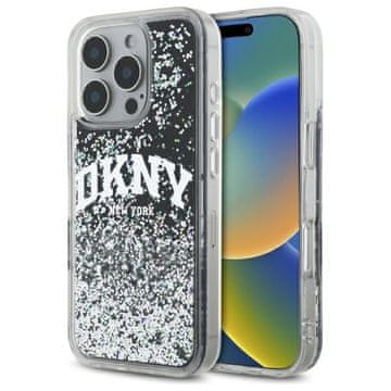 1 to 3 OVITEK DKNY ZA IPHONE 16 PRO TRDO OVITEK TEKOČE BLEŠČICE ZAŠČITA LOGO LOKA