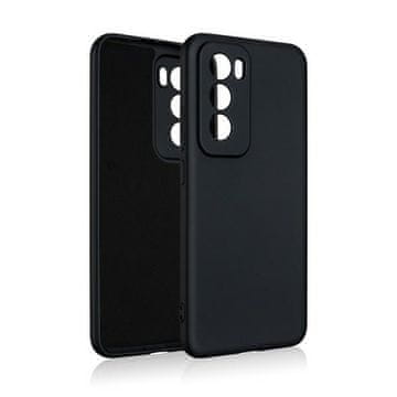 shumee Silikonski ovitek Beline za Oppo Reno 12 Pro 5G črn/črn