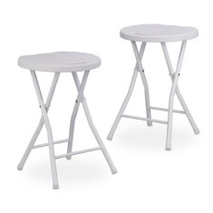 UNBRANDED 2 kos. Zložljivi stolčki iz ratana 