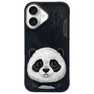 shumee Ovitek Nimmy Big Eyed Pet 2.0 Panda za iPhone 16 črne barve