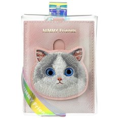 shumee Denarnica za mačke Nimmy Big Eyed Pet 2.0 roza