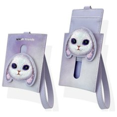 shumee Denarnica za kartice Nimmy Big Eyed Pet 2.0 Rabbit vijolična