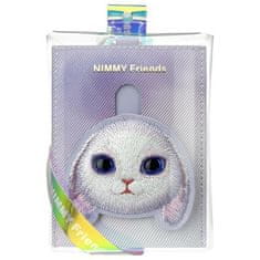 shumee Denarnica za kartice Nimmy Big Eyed Pet 2.0 Rabbit vijolična