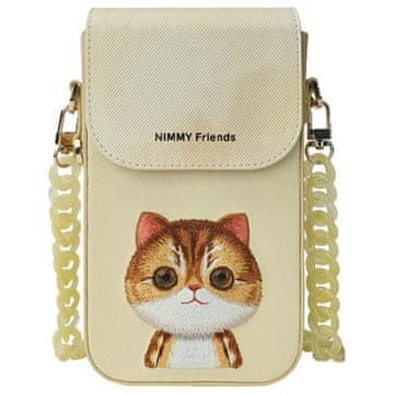 shumee Torbica za telefon Nimmy Big Eyed Pet 2.0 Cat Khaki