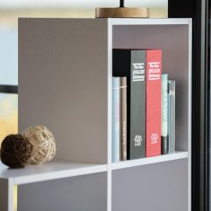 UNBRANDED Velik predal za knjige s ključavnico 