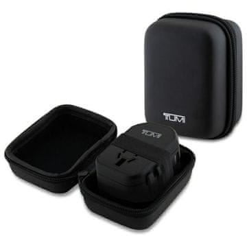 shumee 20W TUMI stenski polnilnik USB-C/2xUSB-A črne barve