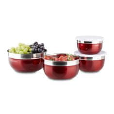 UNBRANDED Set posod s pokrovom 4 delni 