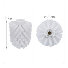 UNBRANDED Nadomestni komplet za glavo WC ščetke 9,5 mm D=8 cm 
