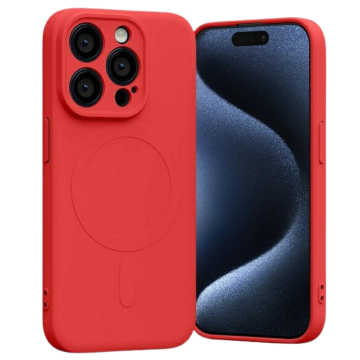 1 to 3 OVITEK MERCURY ZA MAGSAFE POLSILIKONSKI OVITEK IPHONE 15 PRO ZAŠČITNI
