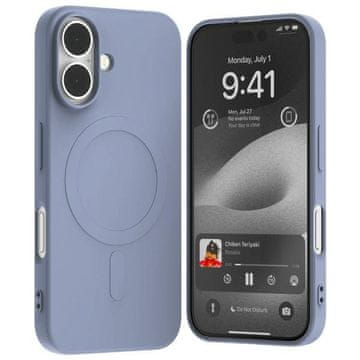 1 to 3 MERKURI ZA MAGSAFE POLSILIKONSKI OVITEK ZA IPHONE 16 6.1 LIGTWE OVITEK
