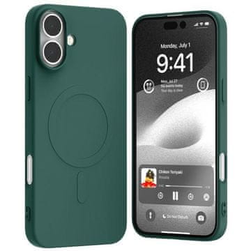 shumee Ovitek Mercury MagSafe za iPhone 16 Plus, zelen
