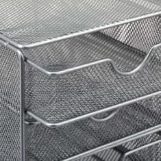 UNBRANDED Kovinski namizni organizator s 3 prekati 