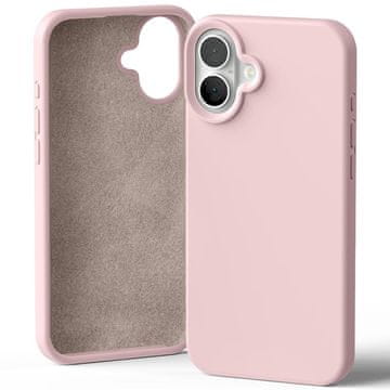 Mercury Mercury silikonski ovitek za iPhone 16 Plus 6,7" roza-pesek