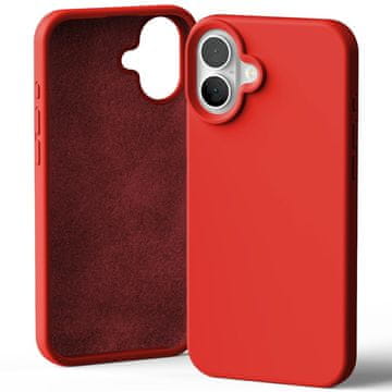 Mercury Silikonski ovitek Mercury za iPhone 16 Plus 6.7 rdeč