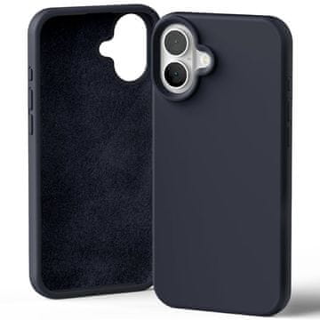 Mercury Silikonski ovitek Mercury za iPhone 16 Plus, temno moder