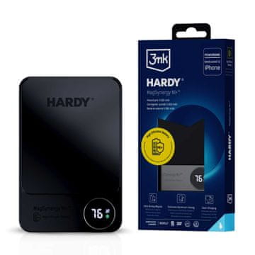 3MK Dodatki - 3mk HARDY MagSynergy Ni+ 5.000mAh 22,5W USB 1C1L-črna