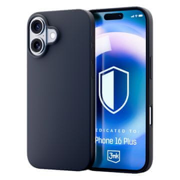 3MK Apple iPhone 16 Plus - 3mk Hardy silikonski ovitek za magnet, grafiten