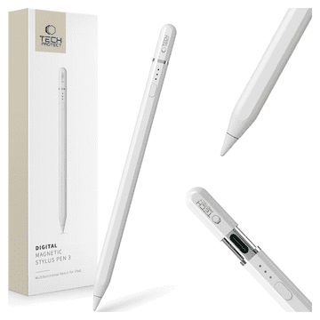 Tech-protect TECH-PROTECT DIGITAL MAGNETNO PISALO 3 ZA IPAD, BELO