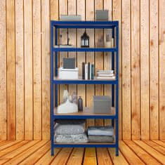 UNBRANDED Odlagalna polica 180x90x60 modra 