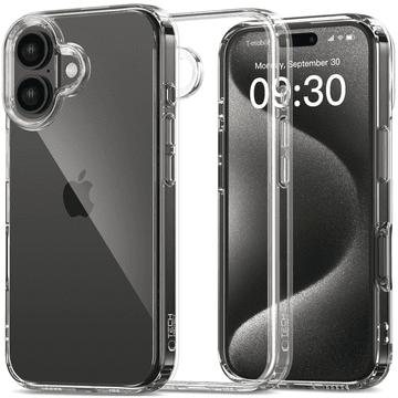 Tech-protect TECH-PROTECT FLEXAIR HYBRID IPHONE 16 PROZORNO