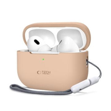 Tech-protect SILIKONSKE SLUŠALKE TECH-PROTECT ZA APPLE AIRPODS PRO 1/2 KAVNI LATTE