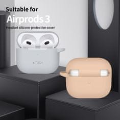 1 to 3 ETUI TECH-PROTECT AIRPODS 3 S KAVLJEM SILIKONSKA VISOKO KAKOVOSTNA ZAŠČITA