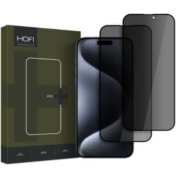 Hofi HOFI PROTIVOHUNSKO STEKLO PRO+ 2-PAKET ZASEBNOSTI ZA IPHONE 16 PRO