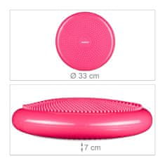 UNBRANDED Ravnotežna blazina 33 cm z zračno tlačilko 