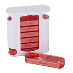 UNBRANDED Pillbox 7 dni 4 prekati angleški 